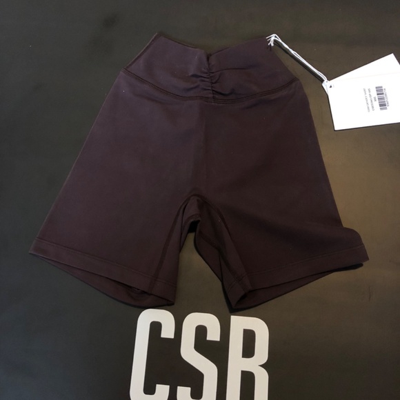 CROP SHOP BOUTIQUE FORM GATHER WAIST SHORTS 5" - Picture 4 of 4